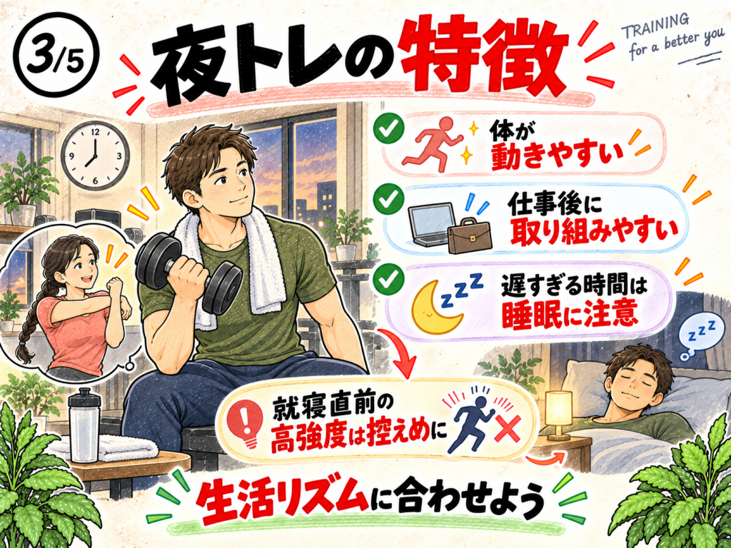 睡眠や食事、予定の組みやすさから朝トレと夜トレを選ぶ男女